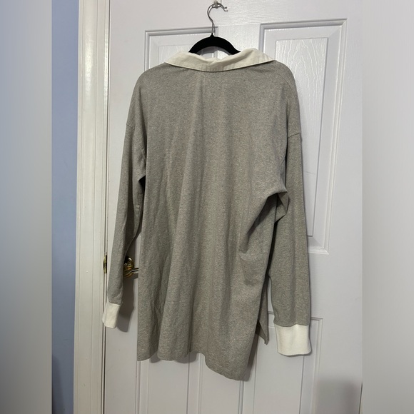 NWT Aerie Long Sleeve Oversized Polo - Picture 4 of 6